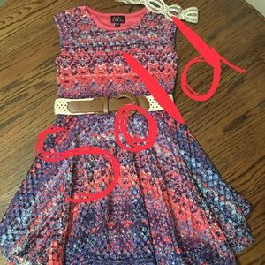 Girl dress w/ matching headband